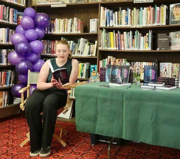 Reading at the Wood Mountain Palliser Library